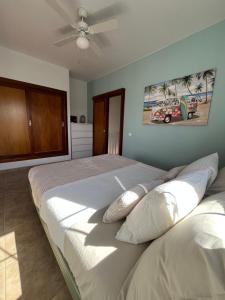 Posteľ alebo postele v izbe v ubytovaní Villa VISTALEGRE relax con increíbles vistas
