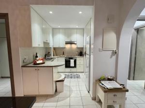 Kuchyň nebo kuchyňský kout v ubytování Olive Apartment