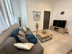 Posezení v ubytování SENS Agréable appartement