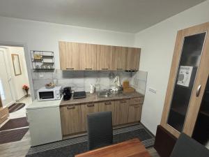 Kuchyň nebo kuchyňský kout v ubytování Apartman Dragićević - Stan na dan