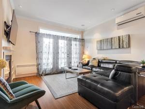 Posezení v ubytování Condo-hôtel Le Champlain - Condo103 Bromont