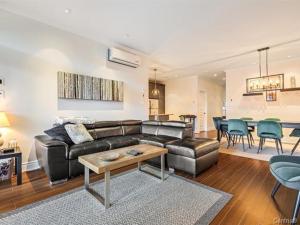 Posezení v ubytování Condo-hôtel Le Champlain - Condo103 Bromont