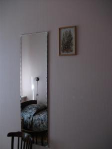 Postel nebo postele na pokoji v ubytování Daugavkrasti Hotel