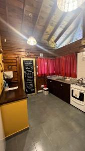 Køkken eller tekøkken på Cabaña Arken