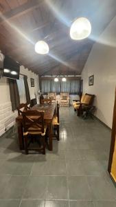 Et opholdsområde på Cabaña Arken