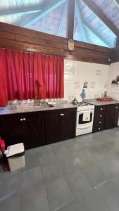 Køkken eller tekøkken på Cabaña Arken