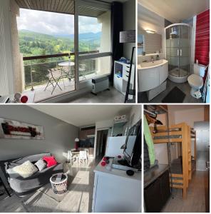 Kuchyňa alebo kuchynka v ubytovaní Au pied des pistes Côte 2000 - Le Balcon de Villard de Lans