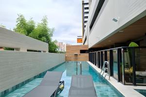 Πισίνα στο ή κοντά στο Apê Ótima Localização, Cozinha, Coworking, Fitness