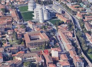 A general view of Pisa or a view of the city taken from a vendégházakat