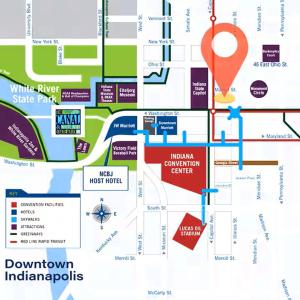 印第安纳波利斯Downtown Indy Lucas Oil- Conv Center Skywalk#2的相册照片
