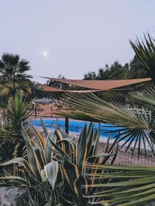 Bazén v ubytování Cabaña Mirador nebo v jeho okolí