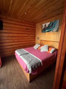 Postel nebo postele na pokoji v ubytování Algarrobo Lodge
