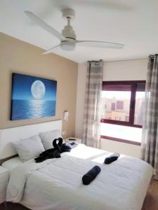 Ein Bett oder Betten in einem Zimmer der Unterkunft Bahia Sol Deluxe