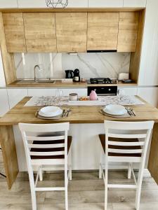 Η κουζίνα ή μικρή κουζίνα στο Patris Apartment Oradea