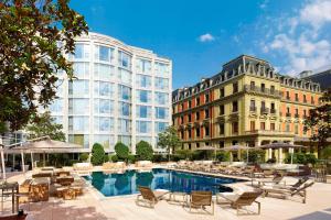 Bazén v ubytování Hotel President Wilson, a Luxury Collection Hotel, Geneva nebo v jeho okolí