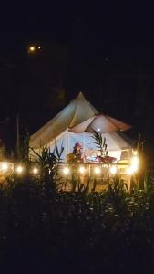 Zahrada ubytování QuillaGlamping