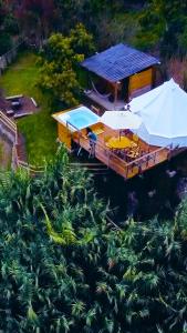 Zahrada ubytování QuillaGlamping