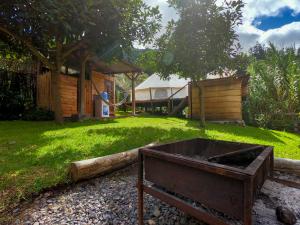 Zahrada ubytování QuillaGlamping