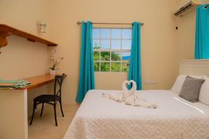 Giường trong phòng chung tại La Gentillesse Apartments - Modern, Comfortable and Quiet