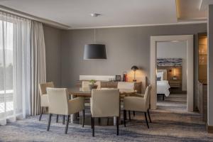 Istumisnurk majutusasutuses Courtyard by Marriott Linz