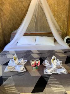Postel nebo postele na pokoji v ubytování Camp marcilla