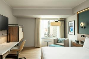 Postel nebo postele na pokoji v ubytování Courtyard by Marriott Lima Miraflores