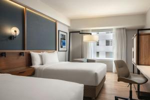 Postel nebo postele na pokoji v ubytování Courtyard by Marriott Lima Miraflores