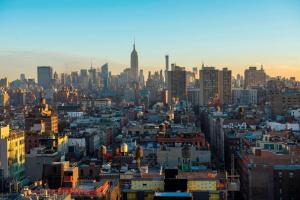 a view of a city with a lot of buildings at Sheraton Tribeca New York Hotel in New York