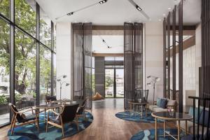 Posezení v ubytování Courtyard by Marriott Phnom Penh