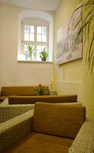 Posezení v ubytování Hotel Am Obermarkt