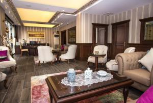 Posezení v ubytování Le Marde Hotel