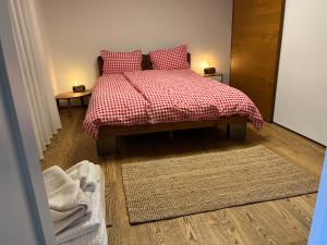 Postel nebo postele na pokoji v ubytování Residence A