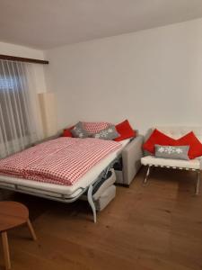 Postel nebo postele na pokoji v ubytování Residence A