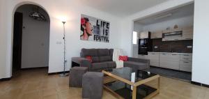 Гостиная зона в Beautiful villa with swimming pool