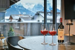 Nespecifikovaný výhled na hory nebo výhled na hory při pohledu z apartmánu