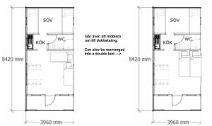 Půdorys ubytování Stuga med panoramautsikt över åker, paradis för fågelskådare och vandrare, självstäd efter besök