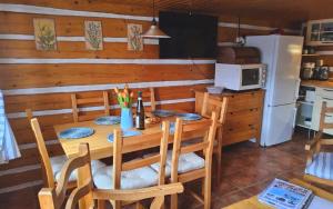 Kuchyň nebo kuchyňský kout v ubytování Chalupa pod Lysou - Apartma 4rooms