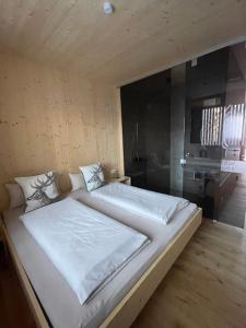 Posteľ alebo postele v izbe v ubytovaní Apartment Waldblick