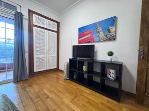 TV a/nebo společenská místnost v ubytování Guest House Casa Tacoronte