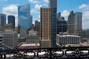 Nespecifikovaný výhled na destinaci Houston nebo výhled na město při pohledu z hotelu