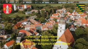 Ptičja perspektiva nastanitve Ambiente Hotel Strehla
