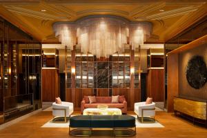 Uma área de estar em HONEYROSE Hotel, Montreal, a Tribute Portfolio Hotel