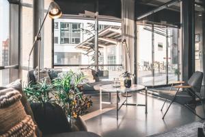 Khu vực ghế ngồi tại Four Points Flex by Sheraton Aalborg