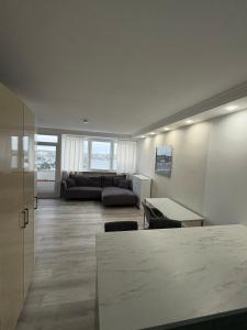 Ένα ή περισσότερα κρεβάτια σε δωμάτιο στο Luxurious one-room apartment