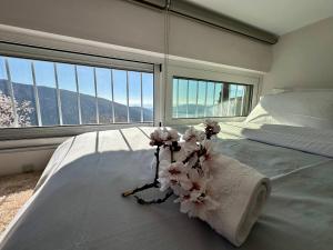 Vuode tai vuoteita majoituspaikassa ΝΝ Delphi Loft