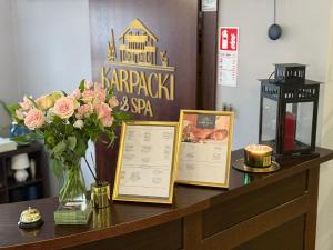 Certifikát, ocenenie alebo iný dokument vystavený v ubytovaní Karpacki & SPA - blisko wyciągu, Restauracja, Sala Zabaw, Bar 24h