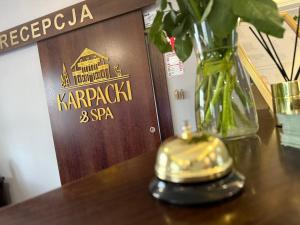 Certifikát, ocenenie alebo iný dokument vystavený v ubytovaní Karpacki & SPA - blisko wyciągu, Restauracja, Sala Zabaw, Bar 24h