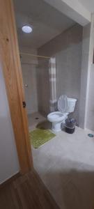 Koupelna v ubytování Cabaña La Hacienda 1