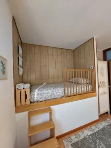 Postel nebo postele na pokoji v ubytování Appartamento panoramico