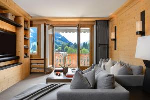 Zona de estar de Park Gstaad